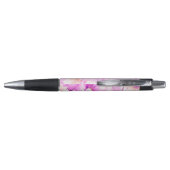 Stylo Aquarelle délicate Fleurs roses (Dos)