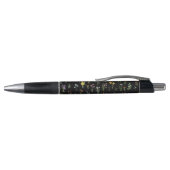 Stylo Aquarelle fleur sauvage Floral botanique noir (Haut)