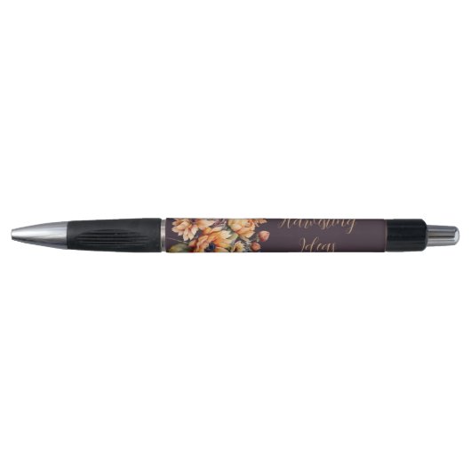 Stylo Aquarelle Fleurs de chute-violet (Devant)
