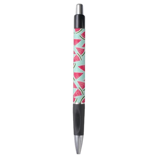 Stylo Aquarelle Pink Green Watermelon Triangles (Devant (Vertical))
