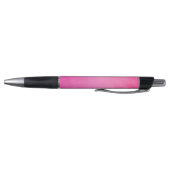 Stylo Aquarelle rose Gradient Ombre Nom personnalisé (Bas)