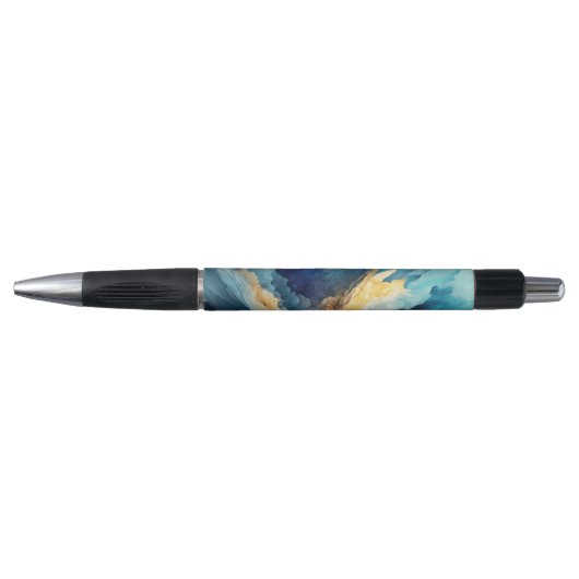 Stylo Aquarelle Splash Marine or (Devant)