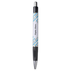 Stylo Argentine Drapeau Argentin Personnalisé en Carreau