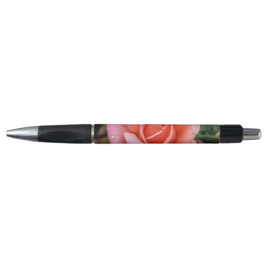 Stylo Art botanique romantique Rose Imprimer (Devant)