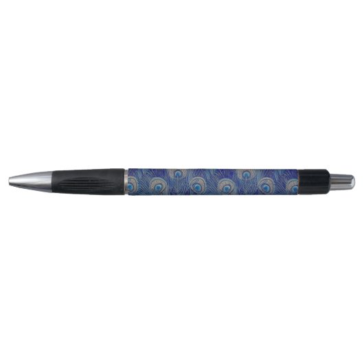 Stylo Art Nouveau Luxury Peacock Feather Pattern (Devant)