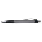 Stylo Aspect en acier diamanté noir à gris (Haut)