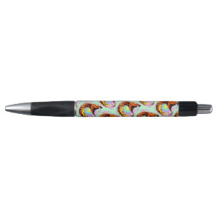 Stylo Attaque de serpent Psychedelic Surreal Art