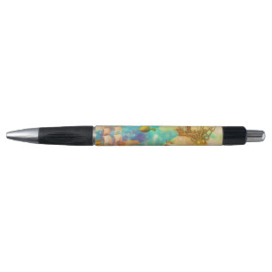 Stylo Baleines du ciel bleu du monde Vintage voyage