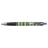 Stylo Bandes blanches vert mignonne (Dos)