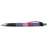 Stylo Bandes de couleurs violettes (Haut)