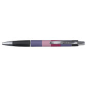 Stylo Bandes de couleurs violettes (Dos)