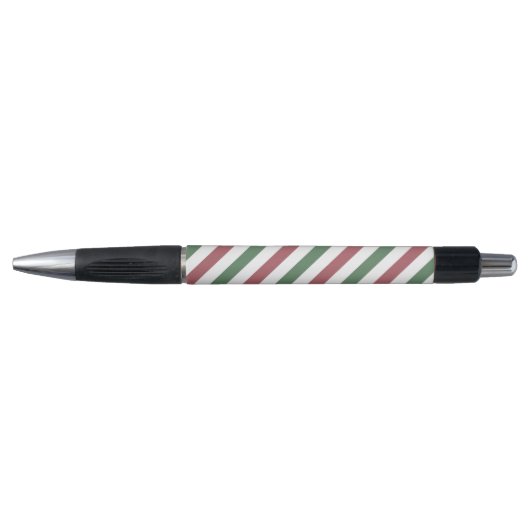 Stylo Bandes de Noël personnalisables (Devant)