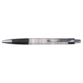 Stylo Bandes de quartz roses monogrammes (Dos)