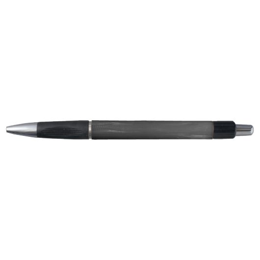 Stylo Bandes de texture en bois noir (Devant)