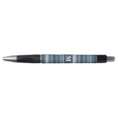 Stylo Bandes gris monogramme (Devant)