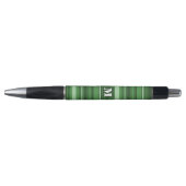 Stylo Bandes vertes monogrammes (Devant)