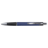 Stylo basic blue with periwinkle monogram (Dos)