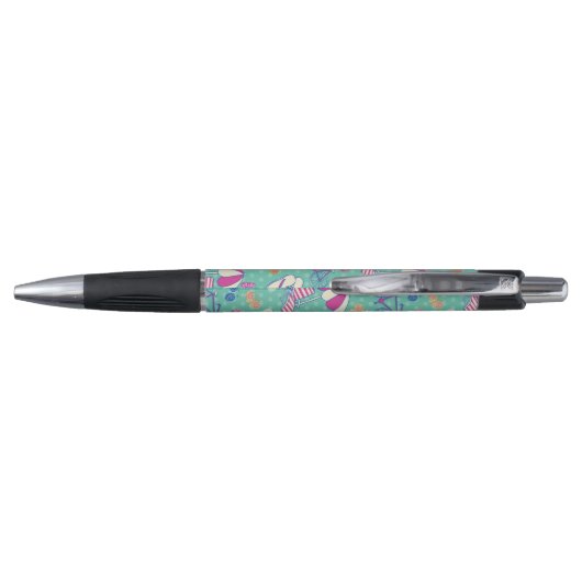 Stylo Beau motif avec des éléments d'été (Dos)