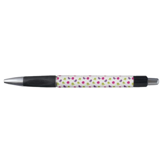 Stylo Beaux oiseaux colorés (Devant)