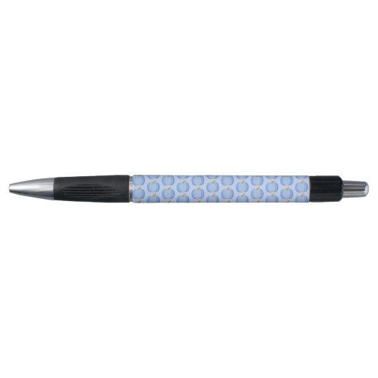 Stylo Bébé Bleu mignon Citrouille Motif (Devant)