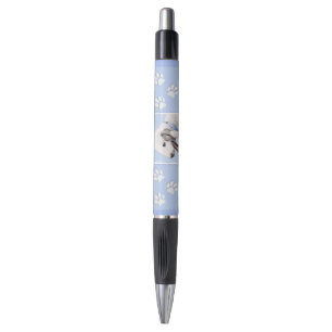 Stylo Bedlington Terrier Peinture - Art Chien original