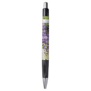 Stylo Belles Fleurs De Wisteria En Aquarelle