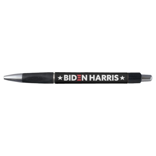 Stylo Biden / Harris White Stars Black (Devant)
