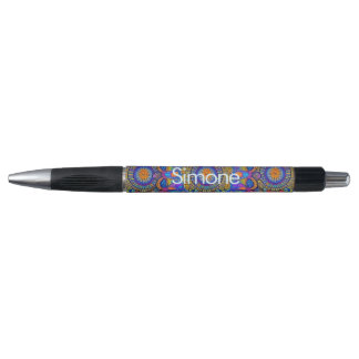 Stylo Bijou bleu Mandala