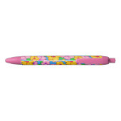 Stylo bille floral de ketmie tropicale (Dos)