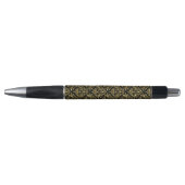 Stylo Black And Faux Gold Floral Damas (Devant)