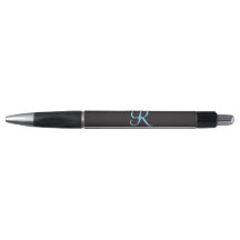Black | Blanc Chevron gothique Zigzag Monogramme
