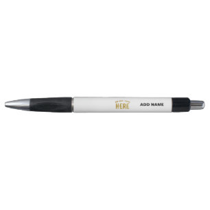 STYLO BLANC PERSONNALISABLE MODERNE DE MARQUE VÉRIFIÉ ST