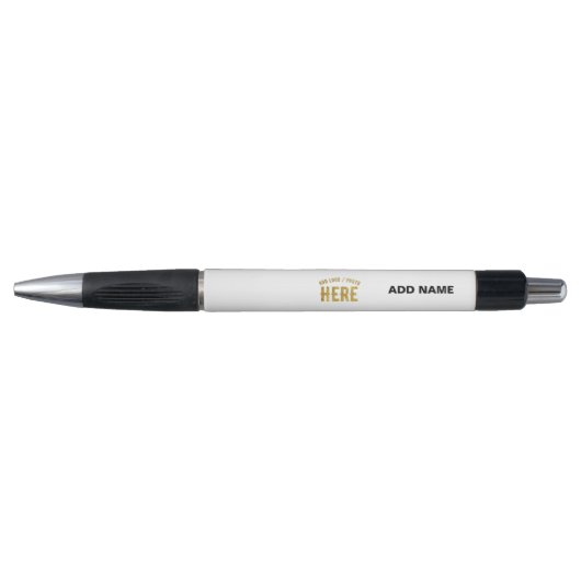 STYLO BLANC PERSONNALISABLE MODERNE ET MARQUE VERIFIE DE (Devant)