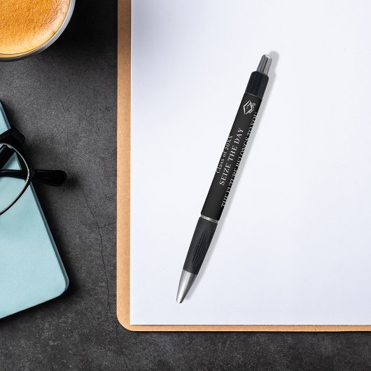 Stylo Blancs noir, citation de graduation