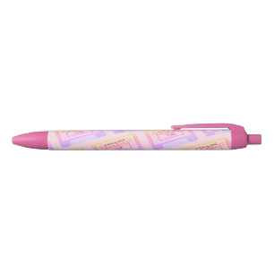 Stylo Bleu 90s 80s Vaporwave Jour des valentines roses esthét