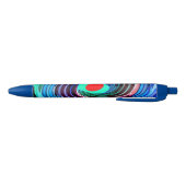 Stylo Bleu Art des points chauds rouges (Bas)
