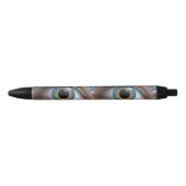 Stylo Bleu Art Fractal Blue Eyeball, (Devant)