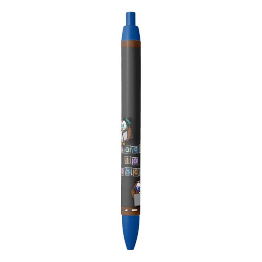 Stylo Bleu back to school owl (devant Vertical)