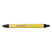 Stylo Bleu Bâton à crème glacée citron (Devant)