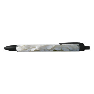 Stylo Bleu Belle Chaux Blanches Hydrangée Florale