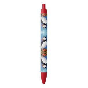 Stylo Bleu Belle peinture d'oiseaux de Puffin de l'Atlantique