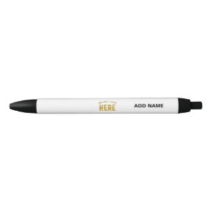 STYLO BLEU BLANC PERSONNALISABLE MODERNE DE MARQUE VÉRIFIÉ ST