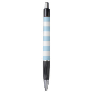 Stylo Bleu, Blancs, Motif rayé
