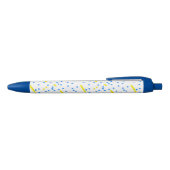 Stylo Bleu Blue Yellow Comet Meteorites Pen (Haut)