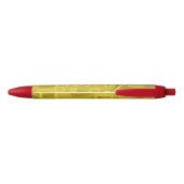 Stylo Bleu Bonjour Géométrique (Dos)