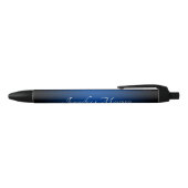 Stylo Bleu Bordure noire ombre bleue (Haut)