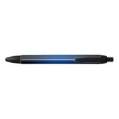 Stylo Bleu Bordure noire ombre bleue (Dos)