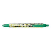 Stylo Bleu Boutons Fleur Jaune Dainty Daisy (Dos)