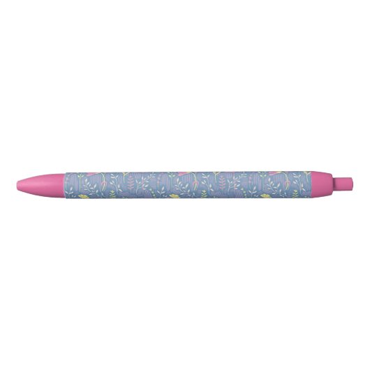 Stylo Bleu Brise de prairie en fleurs (Devant)