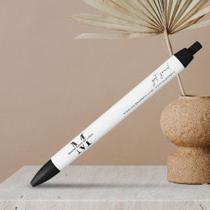 Stylo Bleu Cadeau promotionnel d'entreprise Logo d'entreprise